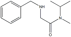 2-(benzylamino)-N-methyl-N-(propan-2-yl)acetamide Struktur