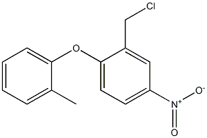 2-(chloromethyl)-1-(2-methylphenoxy)-4-nitrobenzene Struktur