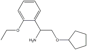 2-(cyclopentyloxy)-1-(2-ethoxyphenyl)ethanamine Struktur