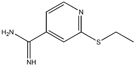 2-(ethylsulfanyl)pyridine-4-carboximidamide Struktur