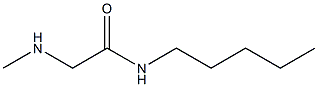 2-(methylamino)-N-pentylacetamide Struktur