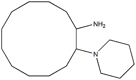 2-(piperidin-1-yl)cyclododecan-1-amine Struktur