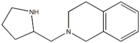 2-(pyrrolidin-2-ylmethyl)-1,2,3,4-tetrahydroisoquinoline Struktur