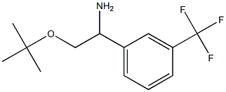 2-(tert-butoxy)-1-[3-(trifluoromethyl)phenyl]ethan-1-amine Struktur