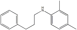 2,4-dimethyl-N-(3-phenylpropyl)aniline Struktur