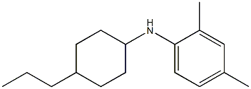 2,4-dimethyl-N-(4-propylcyclohexyl)aniline Struktur