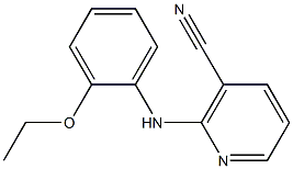 2-[(2-ethoxyphenyl)amino]nicotinonitrile Struktur