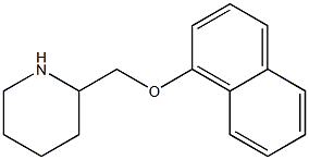 2-[(naphthalen-1-yloxy)methyl]piperidine Struktur