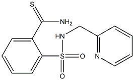 2-[(pyridin-2-ylmethyl)sulfamoyl]benzene-1-carbothioamide Struktur