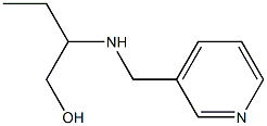 2-[(pyridin-3-ylmethyl)amino]butan-1-ol Struktur