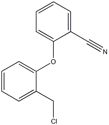 2-[2-(chloromethyl)phenoxy]benzonitrile Struktur