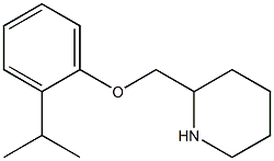 2-[2-(propan-2-yl)phenoxymethyl]piperidine Struktur