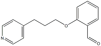 2-[3-(pyridin-4-yl)propoxy]benzaldehyde Struktur