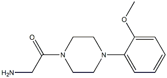 2-[4-(2-methoxyphenyl)piperazin-1-yl]-2-oxoethanamine Struktur