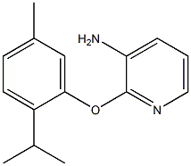 2-[5-methyl-2-(propan-2-yl)phenoxy]pyridin-3-amine Struktur