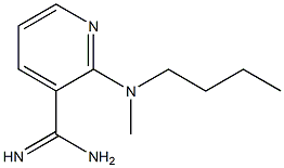 2-[butyl(methyl)amino]pyridine-3-carboximidamide Struktur