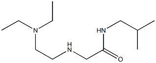 2-{[2-(diethylamino)ethyl]amino}-N-(2-methylpropyl)acetamide Struktur