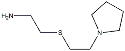 2-{[2-(pyrrolidin-1-yl)ethyl]sulfanyl}ethan-1-amine Struktur