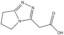 2-{5H,6H,7H-pyrrolo[2,1-c][1,2,4]triazol-3-yl}acetic acid Struktur