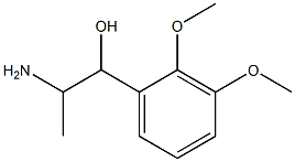 2-amino-1-(2,3-dimethoxyphenyl)propan-1-ol Struktur