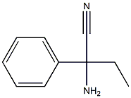 2-amino-2-phenylbutanenitrile Struktur