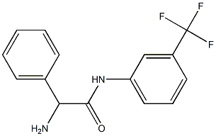 2-amino-2-phenyl-N-[3-(trifluoromethyl)phenyl]acetamide Struktur