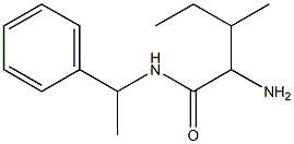 2-amino-3-methyl-N-(1-phenylethyl)pentanamide Struktur