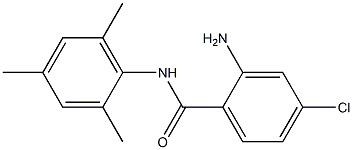 2-amino-4-chloro-N-(2,4,6-trimethylphenyl)benzamide Struktur