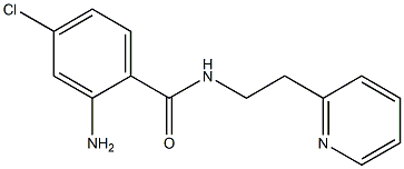 2-amino-4-chloro-N-(2-pyridin-2-ylethyl)benzamide Struktur