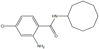 2-amino-4-chloro-N-cyclooctylbenzamide Struktur