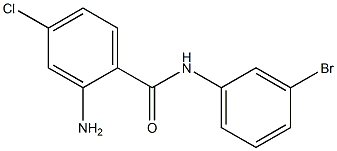 2-amino-N-(3-bromophenyl)-4-chlorobenzamide Struktur