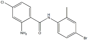 2-amino-N-(4-bromo-2-methylphenyl)-4-chlorobenzamide Struktur