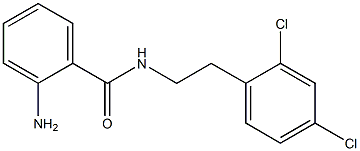 2-amino-N-[2-(2,4-dichlorophenyl)ethyl]benzamide Struktur