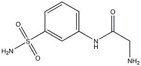 2-amino-N-[3-(aminosulfonyl)phenyl]acetamide Struktur