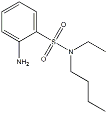 2-amino-N-butyl-N-ethylbenzene-1-sulfonamide Struktur