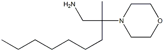 2-methyl-2-(morpholin-4-yl)nonan-1-amine Struktur