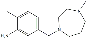 2-methyl-5-[(4-methyl-1,4-diazepan-1-yl)methyl]aniline Struktur