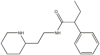 2-phenyl-N-(2-piperidin-2-ylethyl)butanamide Struktur