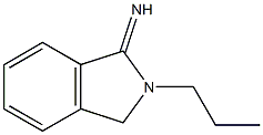 2-propyl-2,3-dihydro-1H-isoindol-1-imine Struktur