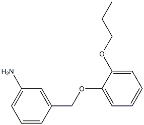 3-(2-propoxyphenoxymethyl)aniline Struktur