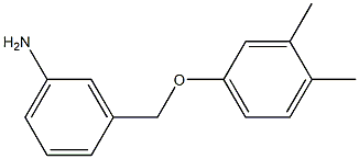 3-(3,4-dimethylphenoxymethyl)aniline Struktur