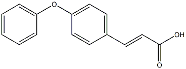 3-(4-phenoxyphenyl)prop-2-enoic acid Struktur