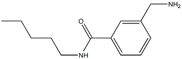 3-(aminomethyl)-N-pentylbenzamide Struktur