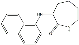 3-(naphthalen-1-ylamino)azepan-2-one Struktur