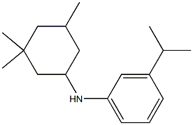 3-(propan-2-yl)-N-(3,3,5-trimethylcyclohexyl)aniline Struktur