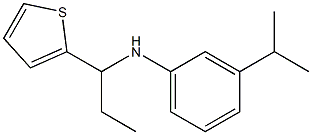 3-(propan-2-yl)-N-[1-(thiophen-2-yl)propyl]aniline Struktur