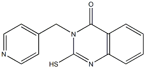 3-(pyridin-4-ylmethyl)-2-sulfanyl-3,4-dihydroquinazolin-4-one Struktur