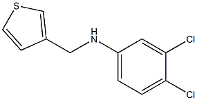 3,4-dichloro-N-(thiophen-3-ylmethyl)aniline Struktur