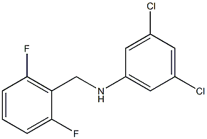 3,5-dichloro-N-[(2,6-difluorophenyl)methyl]aniline Struktur