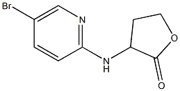 3-[(5-bromopyridin-2-yl)amino]oxolan-2-one Struktur